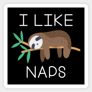 I Like Naps Sticker